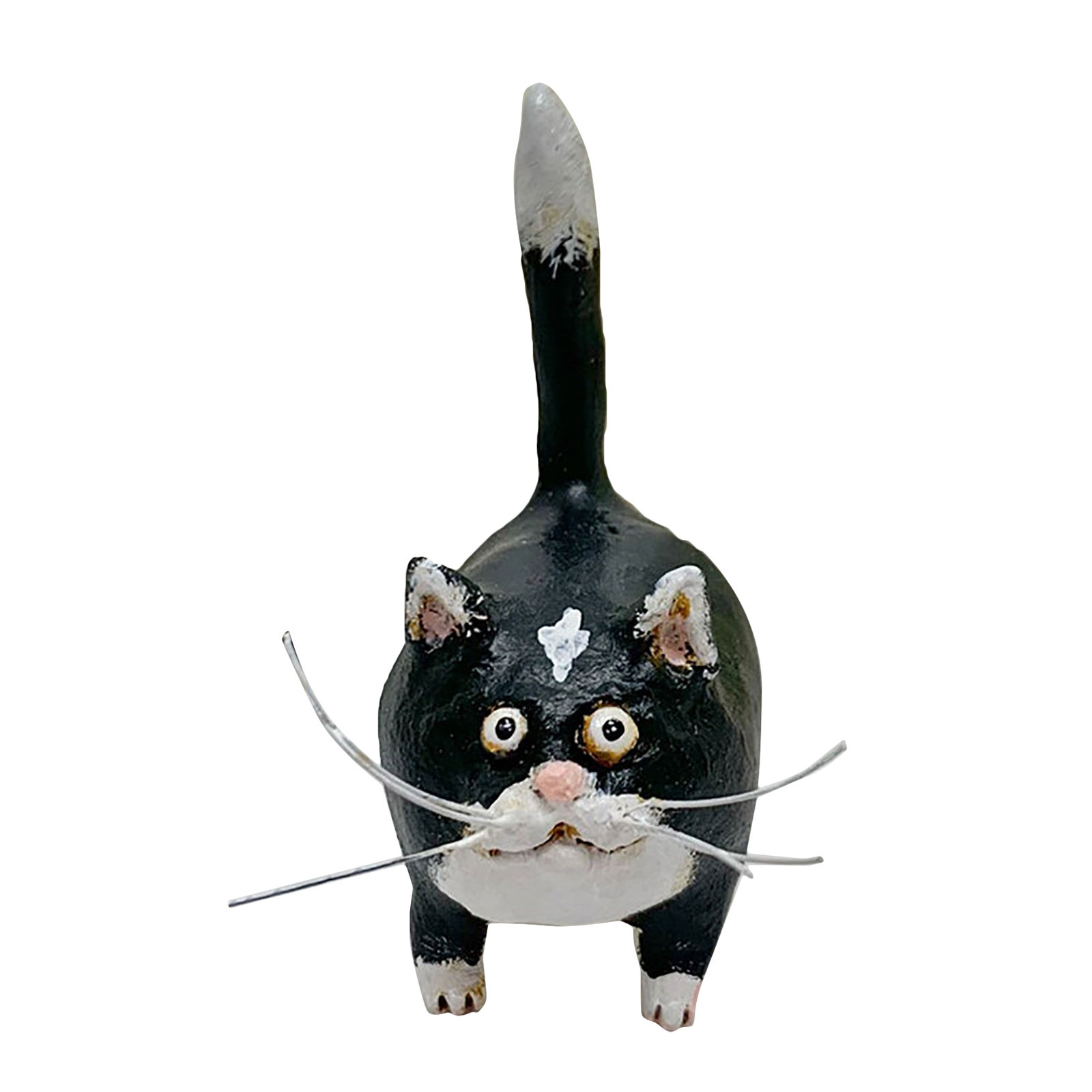 KDFWDM Cat Figure Miniature Mini Cat Figurines Figures Toy Set for Crafts, Cake Topper, Easter Eggs, Desk Decoration, Succulent Plant Pot Decoration and Birthday Gift
